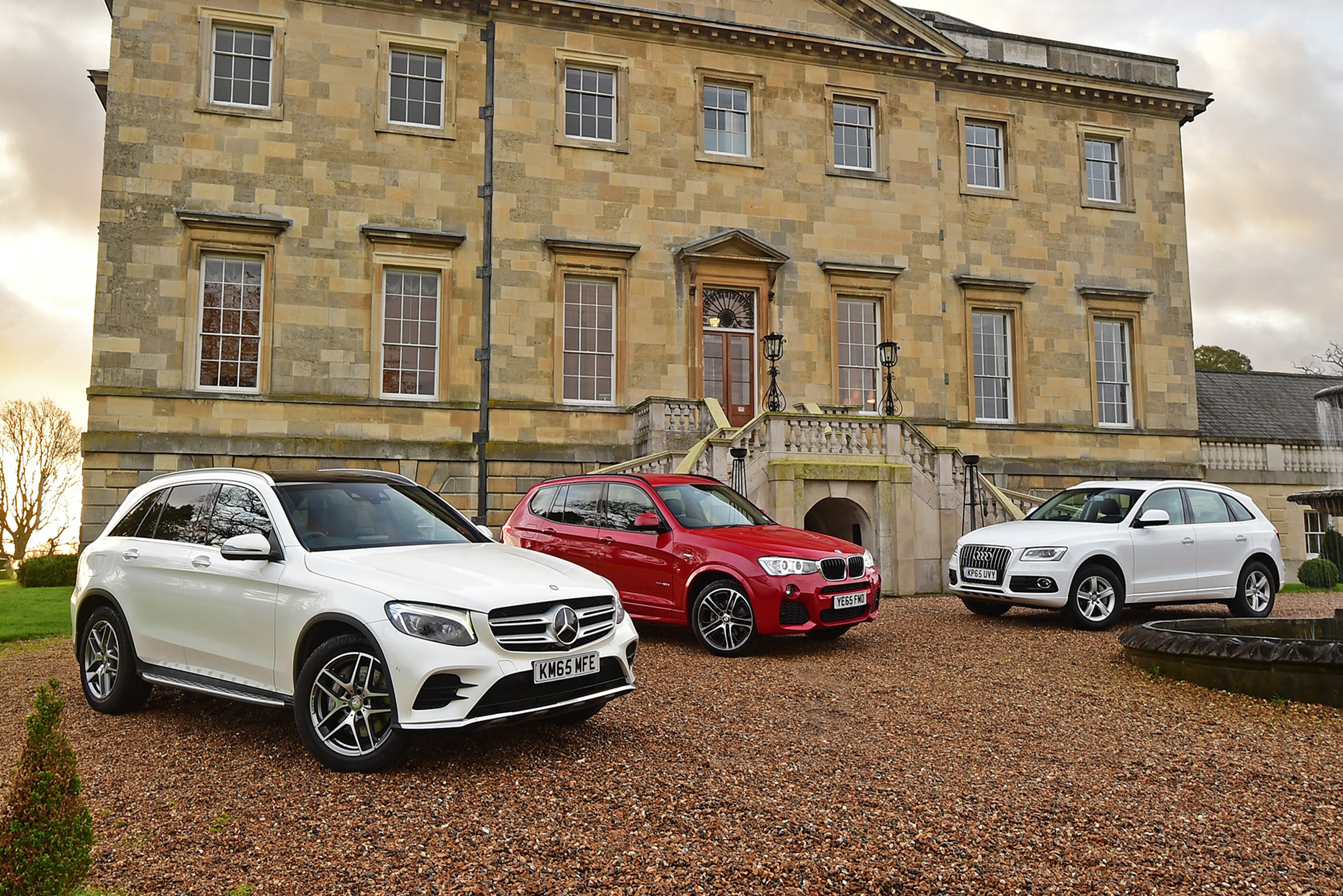Mercedes GLC vs BMW X3 vs Audi Q5 - crop header