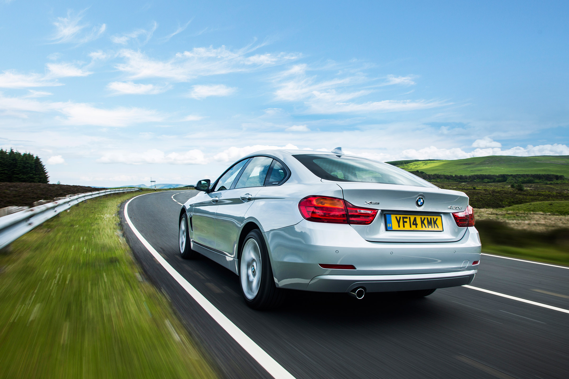 BMW 4 Series Gran Coupe 430d xDrive - rear tracking