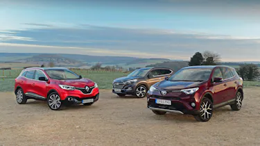 Toyota RAV4 vs Renault Kadjar vs Hyundai Tucson - header