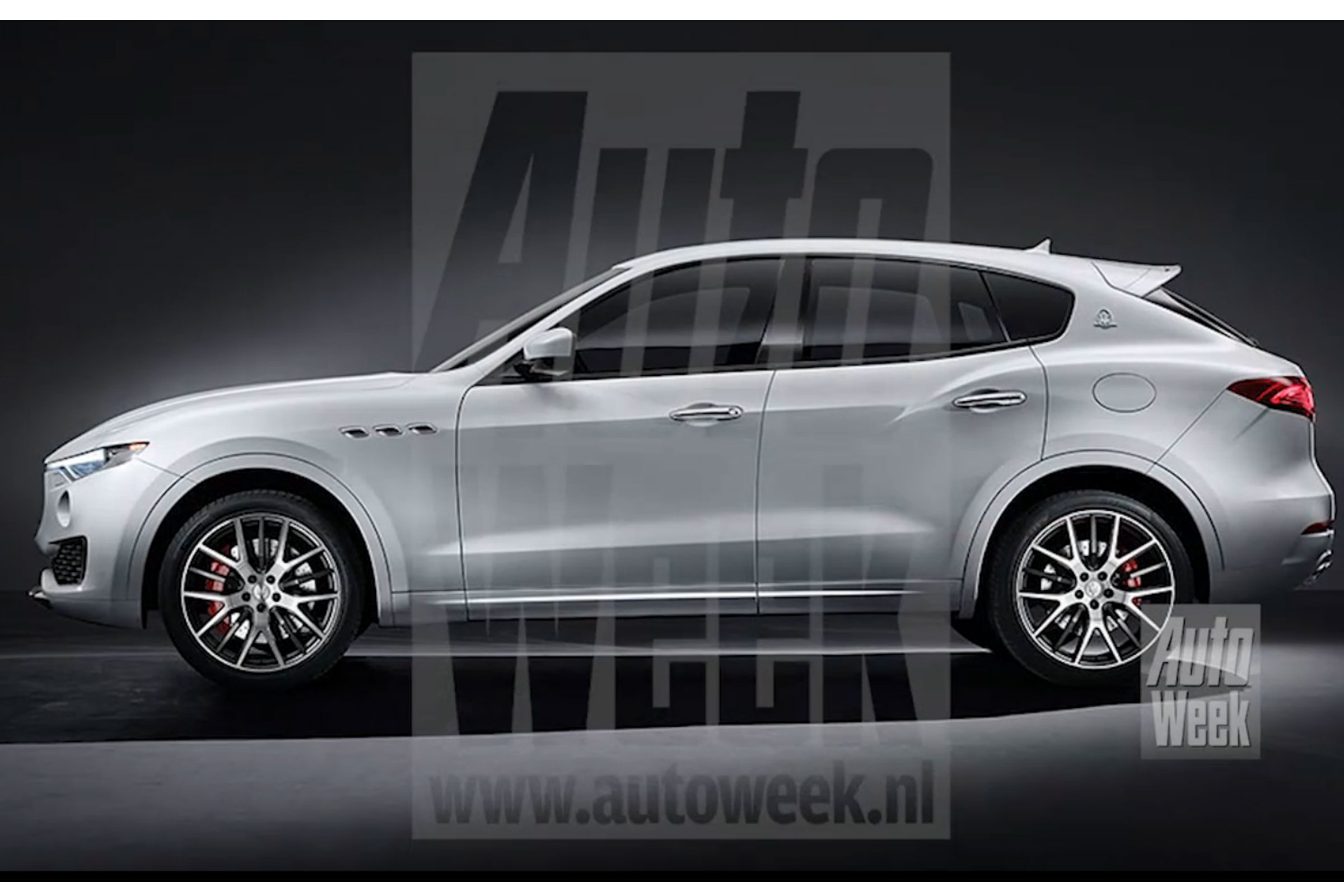 Maserati Levante suv leaked pics - side