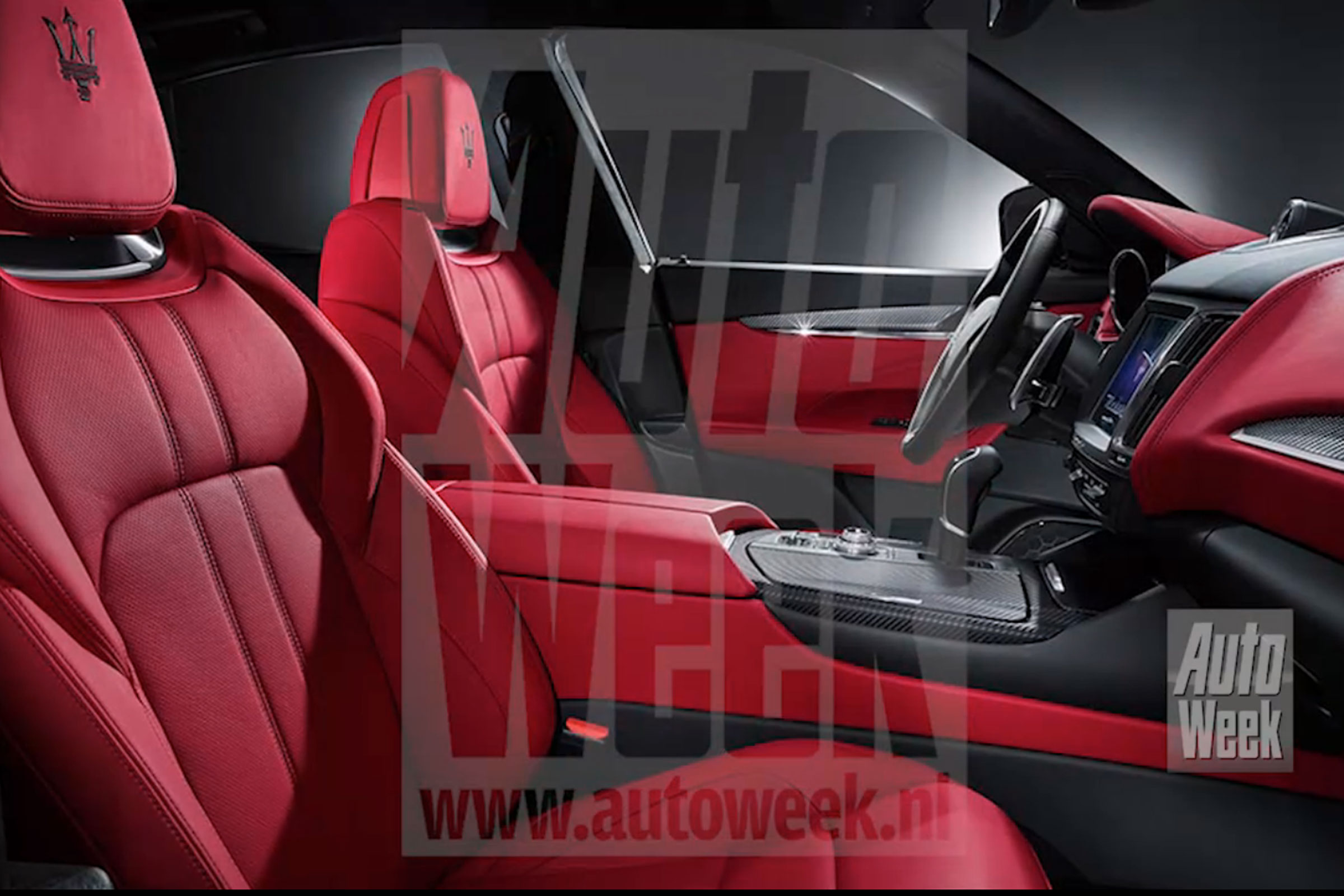 Maserati Levante suv leaked pics - interior