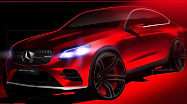 Merc GLC coupe teaser