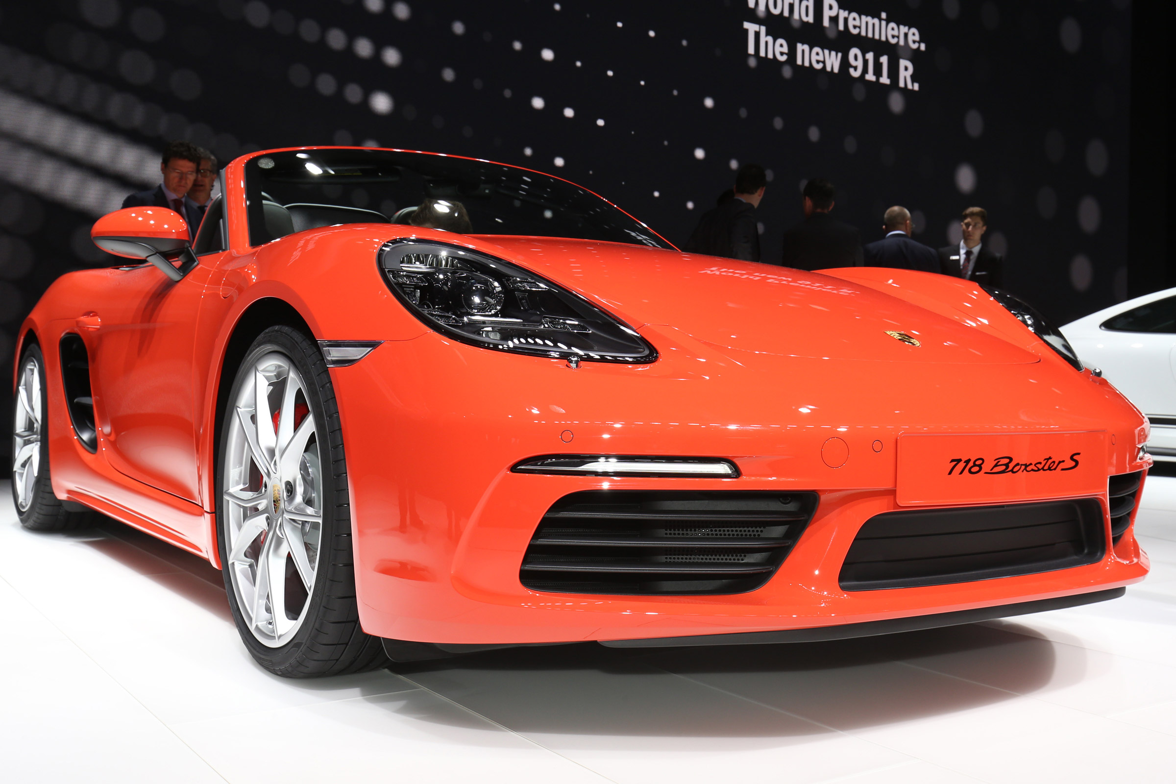 Porsche 718 Boxster - Geneva 2016 - front close up