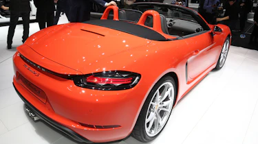 Porsche 718 Boxster - Geneva 2016 - rear three quarters