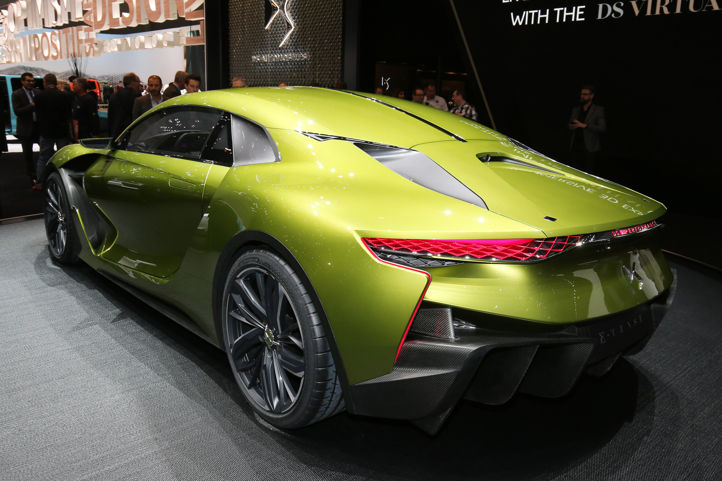 DS E-Tense concept car - Geneva 2016 - rear three quarters