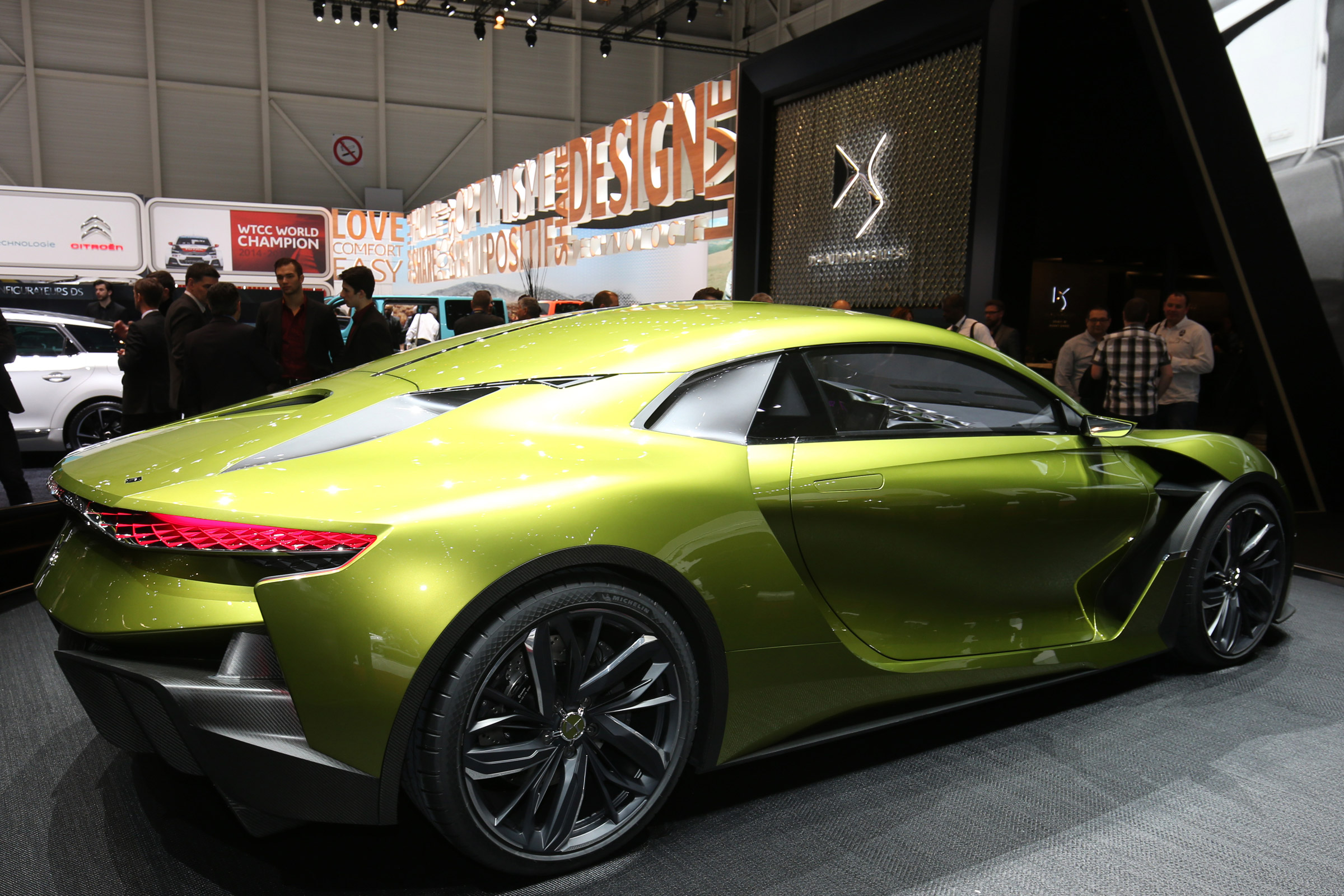 DS E-Tense concept car - Geneva 2016 - rear three quarters
