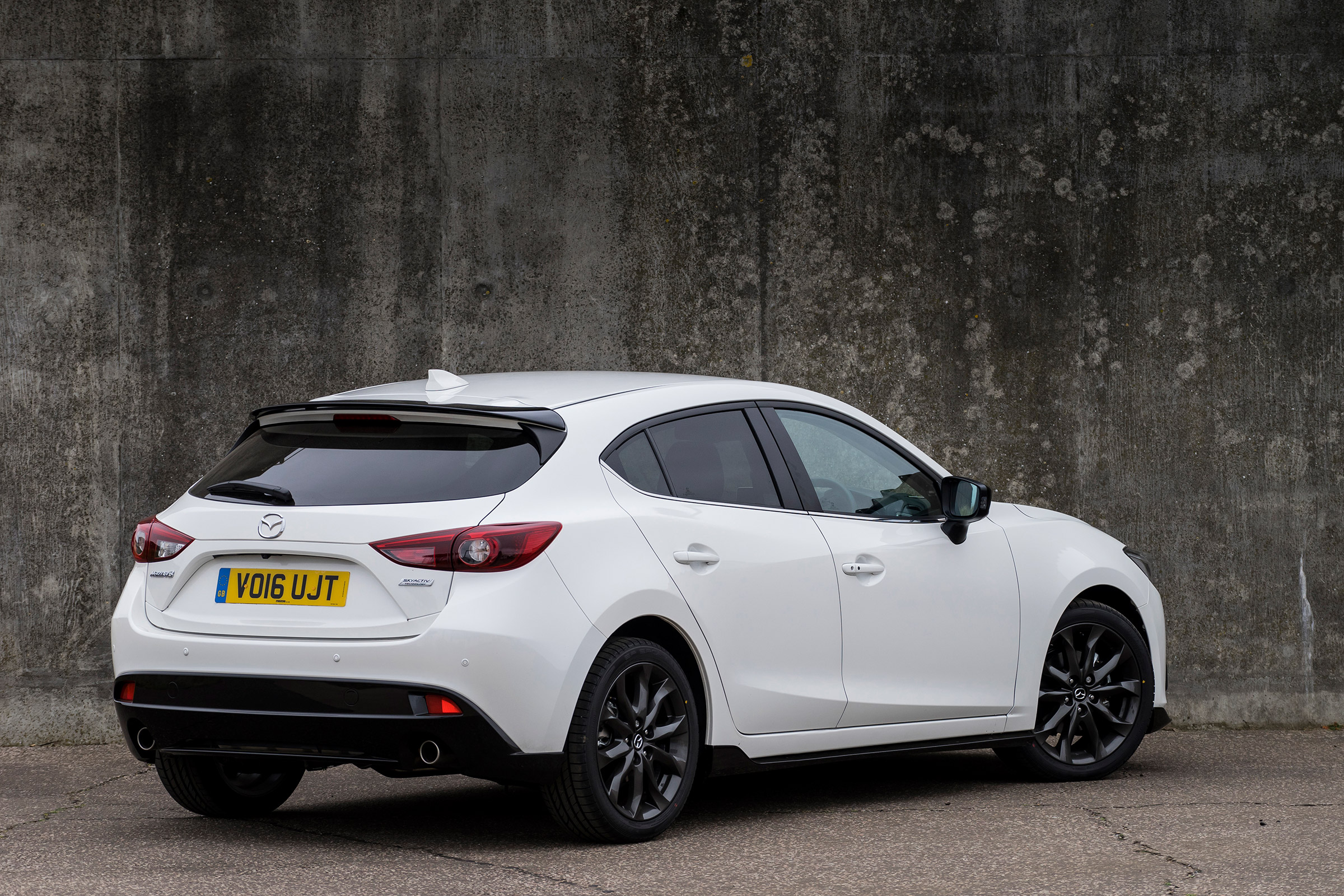 Mazda 3 Sport Black rear side static