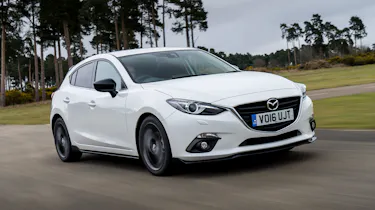 Mazda 3 Sport Black front side