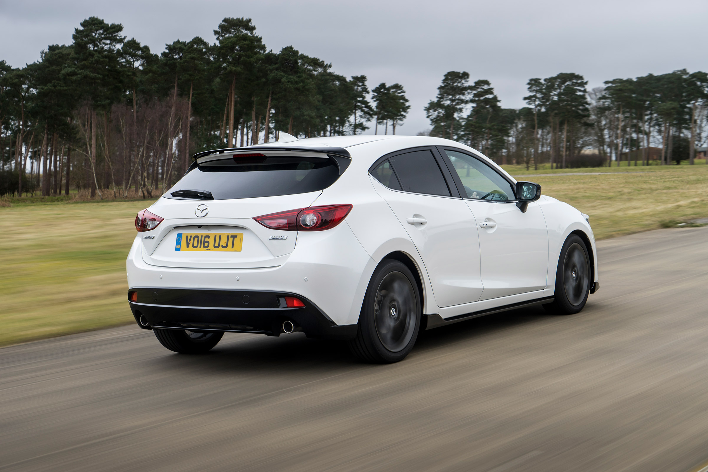 Mazda 3 Sport Black rear side