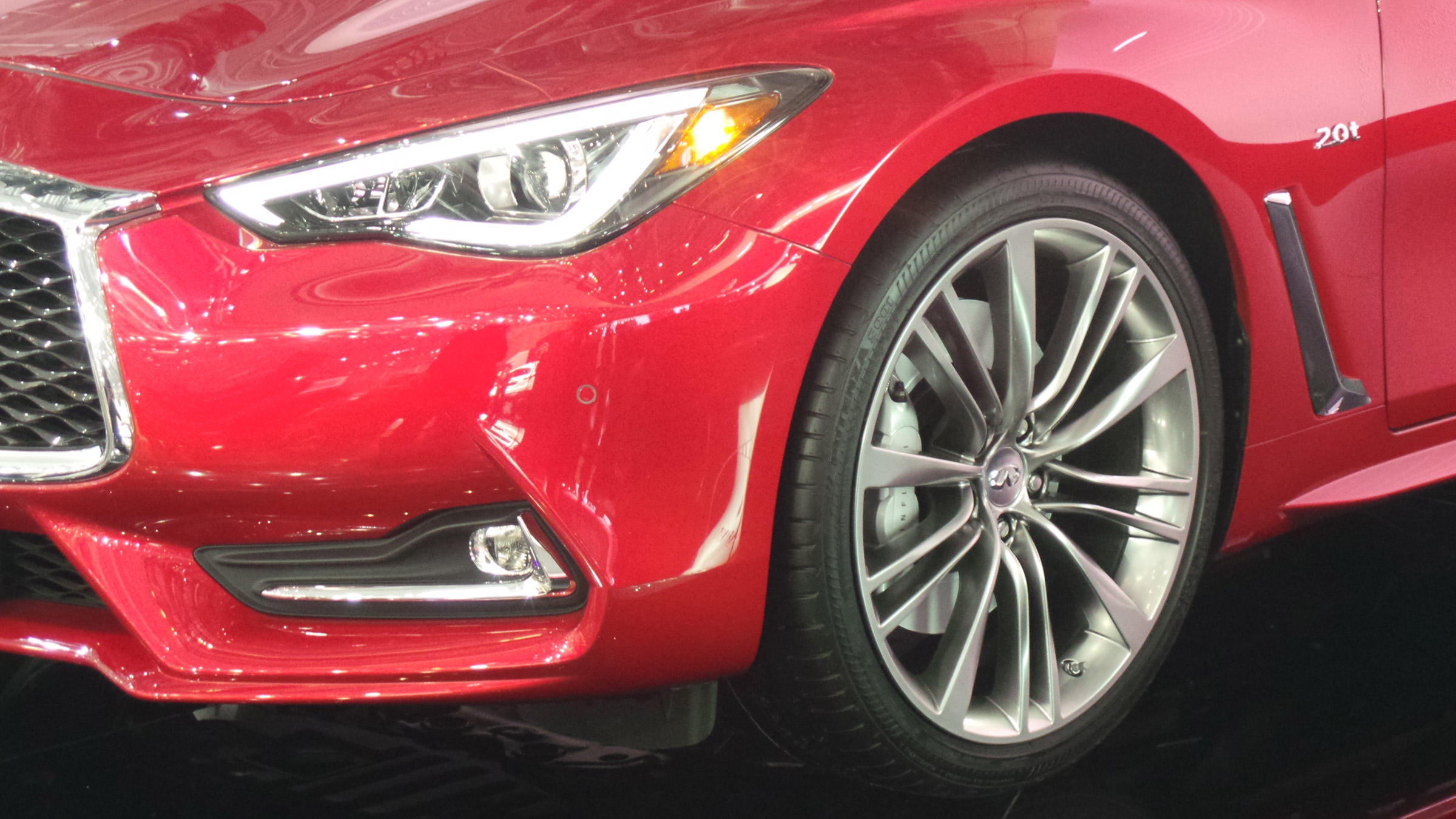 Infiniti Q60 Geneva - front three quarter crop