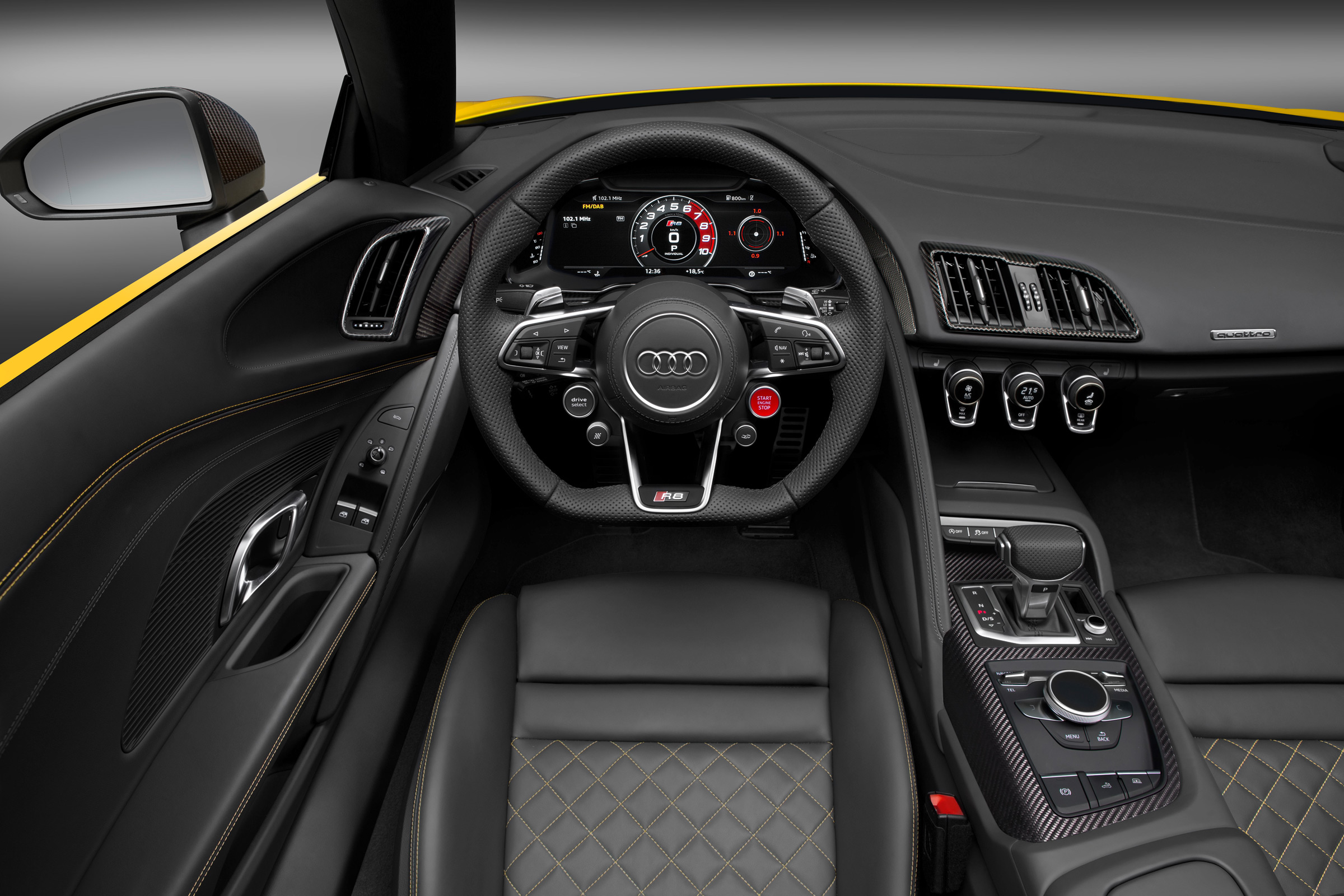 Audi R8 Spyder 2016 official - interior