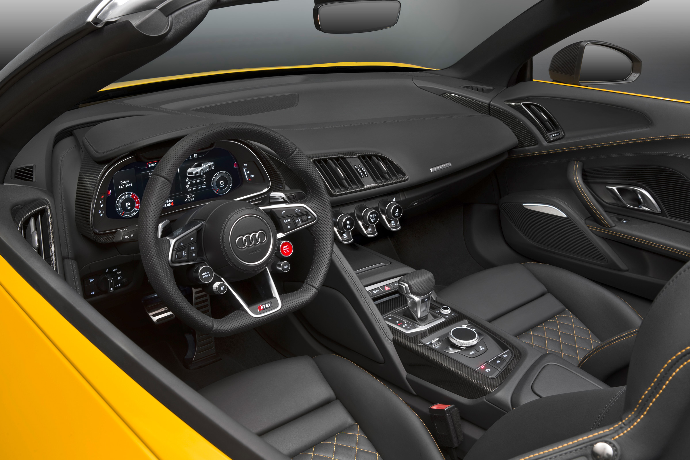Audi R8 Spyder 2016 official - interior 2