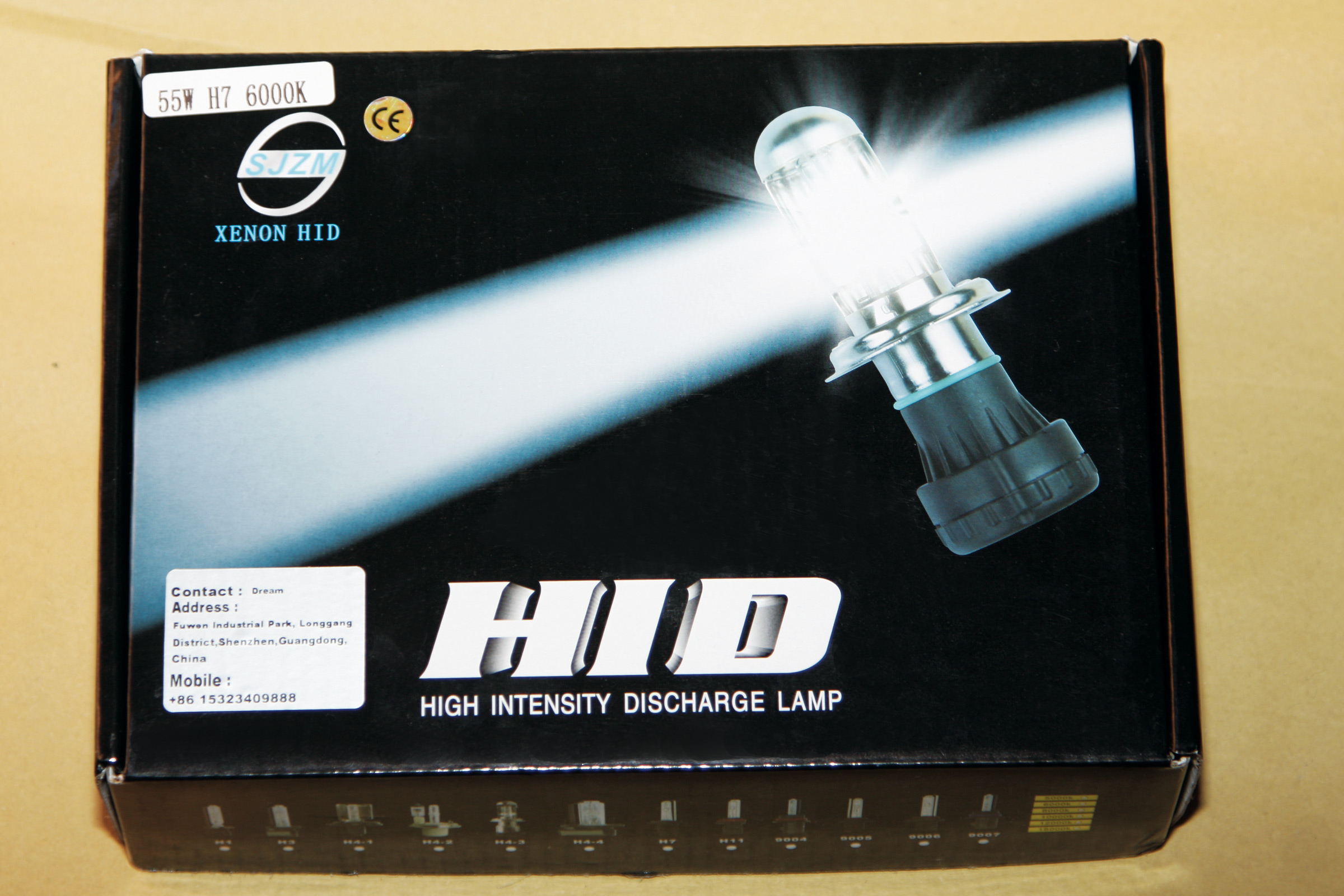 HID conversion kits - fake box full