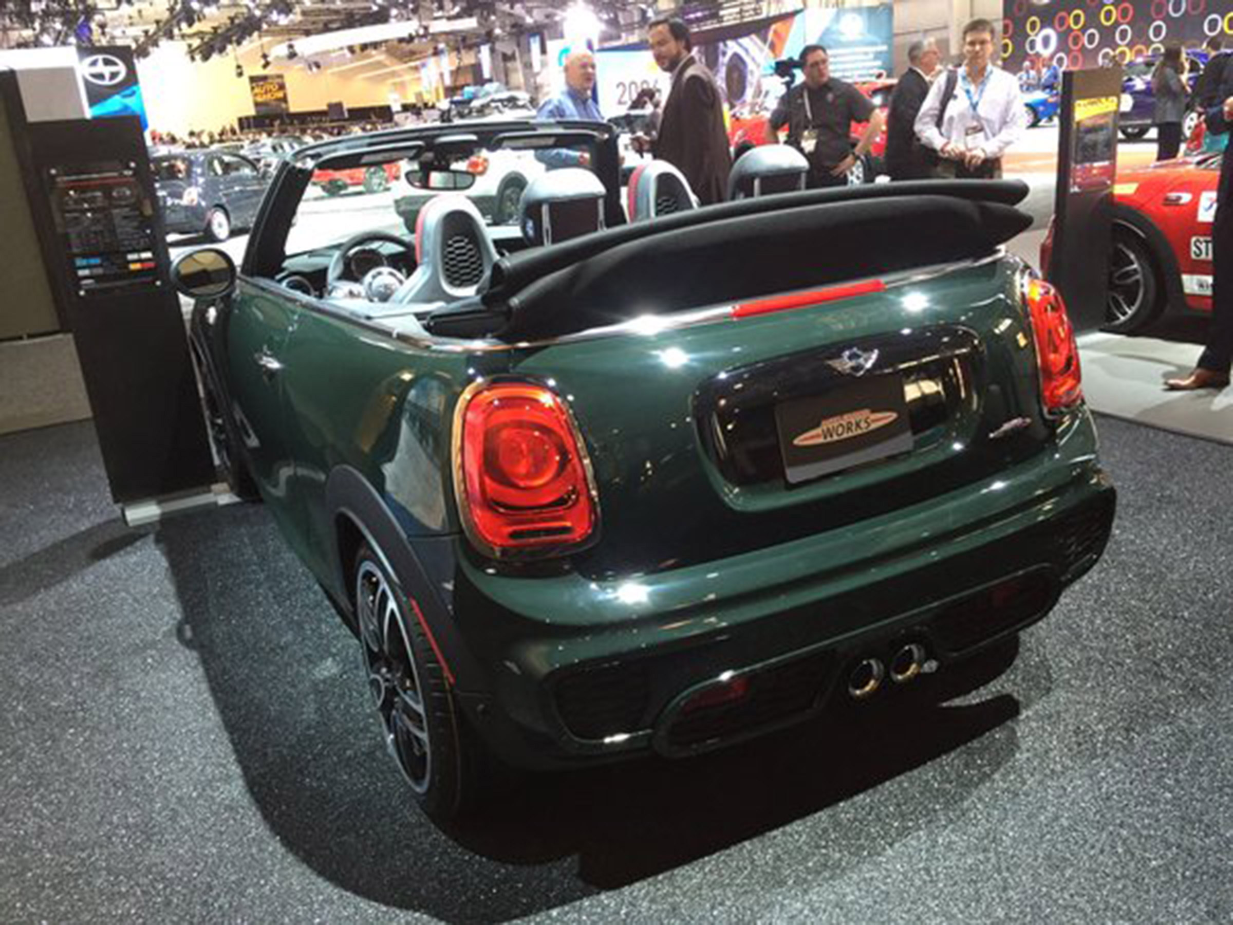 MINI John Cooper Works Convertible - New York rear three quarter