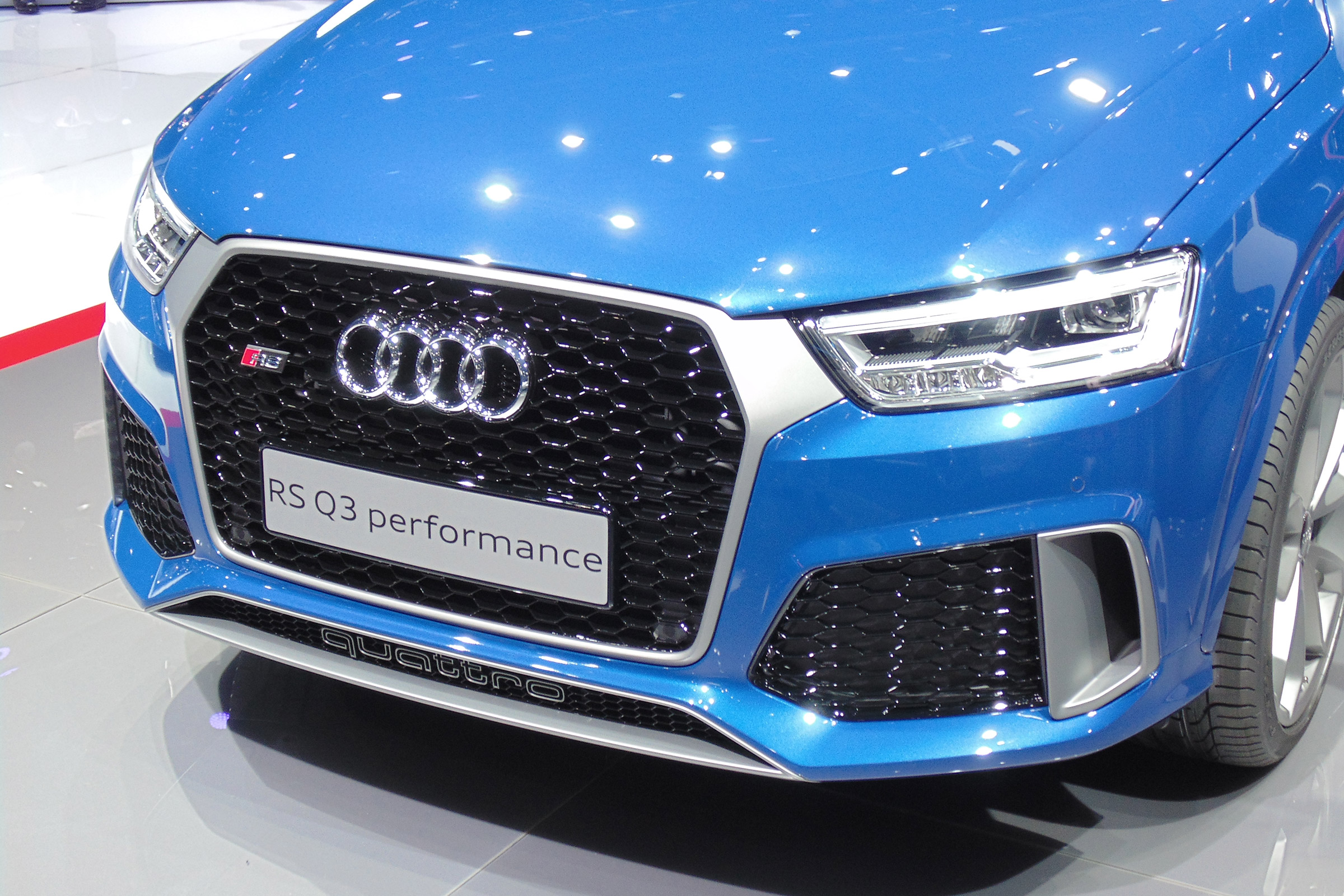 Audi RS Q3 Performance - Geneva show front close-up