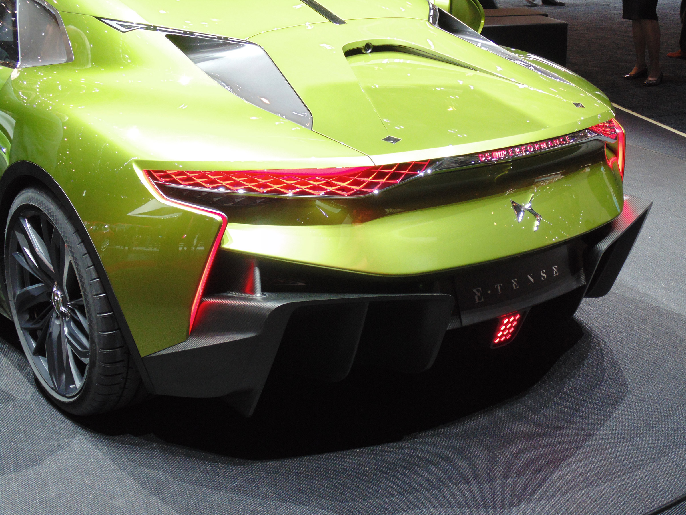 DS E-Tense Geneva - rear three quarter