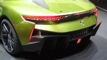 DS E-Tense Geneva - rear three quarter