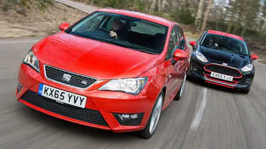 SEAT Ibiza SC FR vs Ford Fiesta Zetec S Black Edition - header