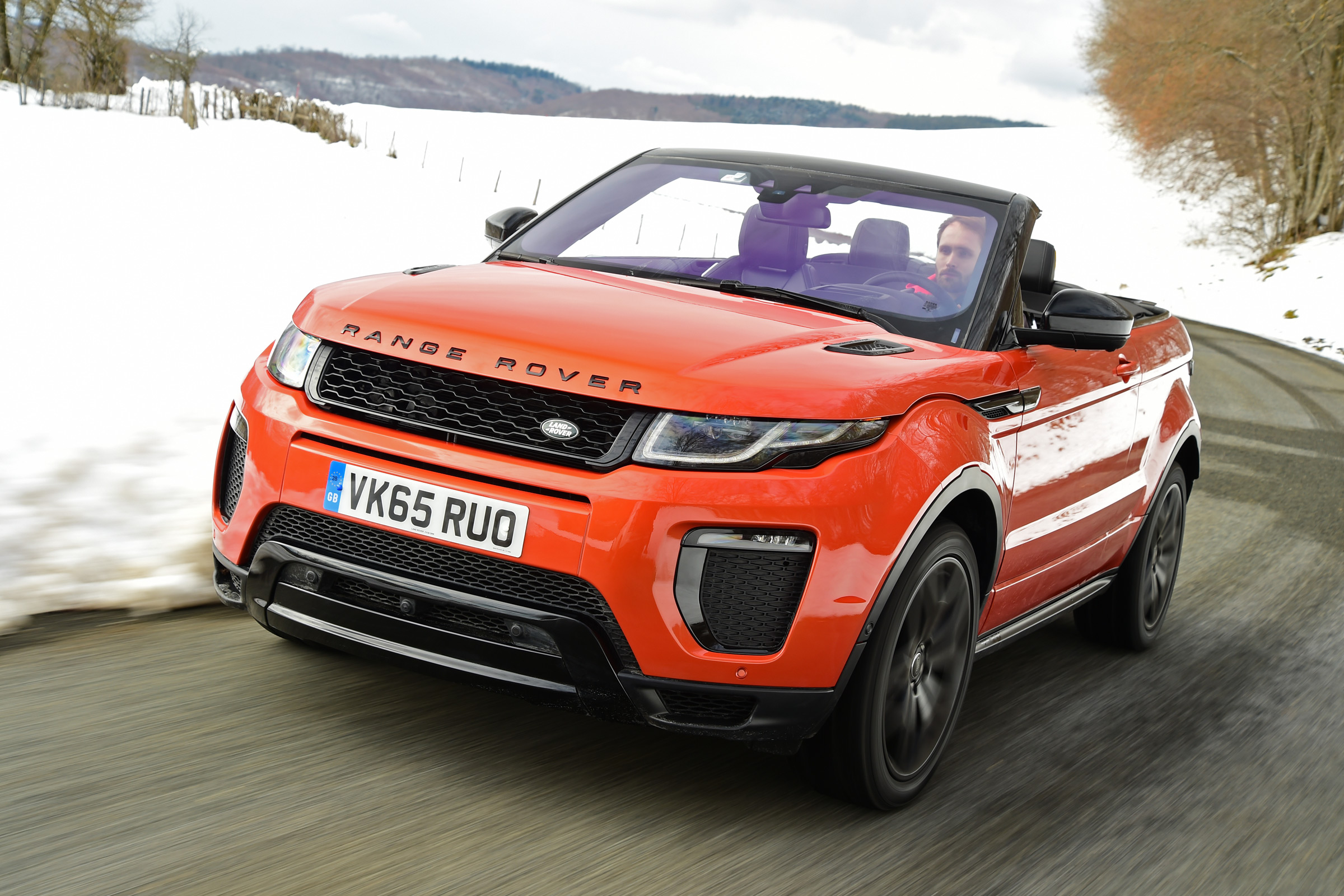Range Rover Evoque Convertible review - front cornering
