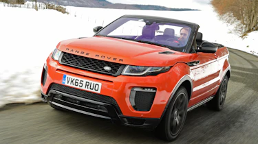 Range Rover Evoque Convertible review - front cornering