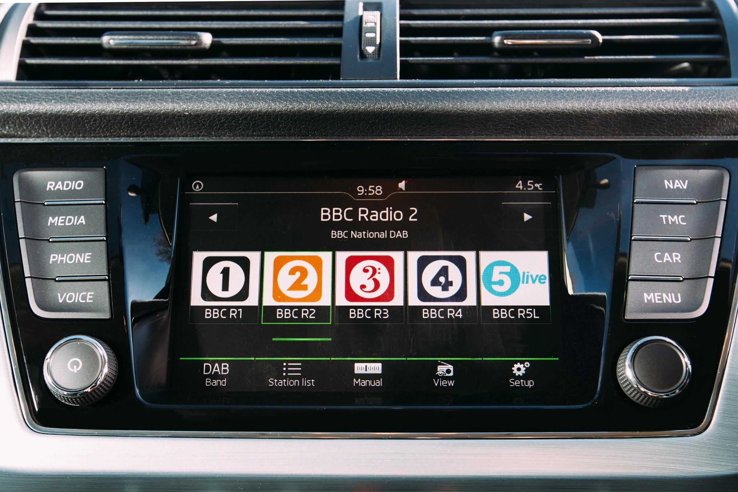 Skoda Fabia Colour Edition - infotainment screen