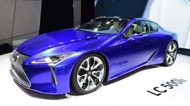 Lexus LC500h - Geneva show front/side