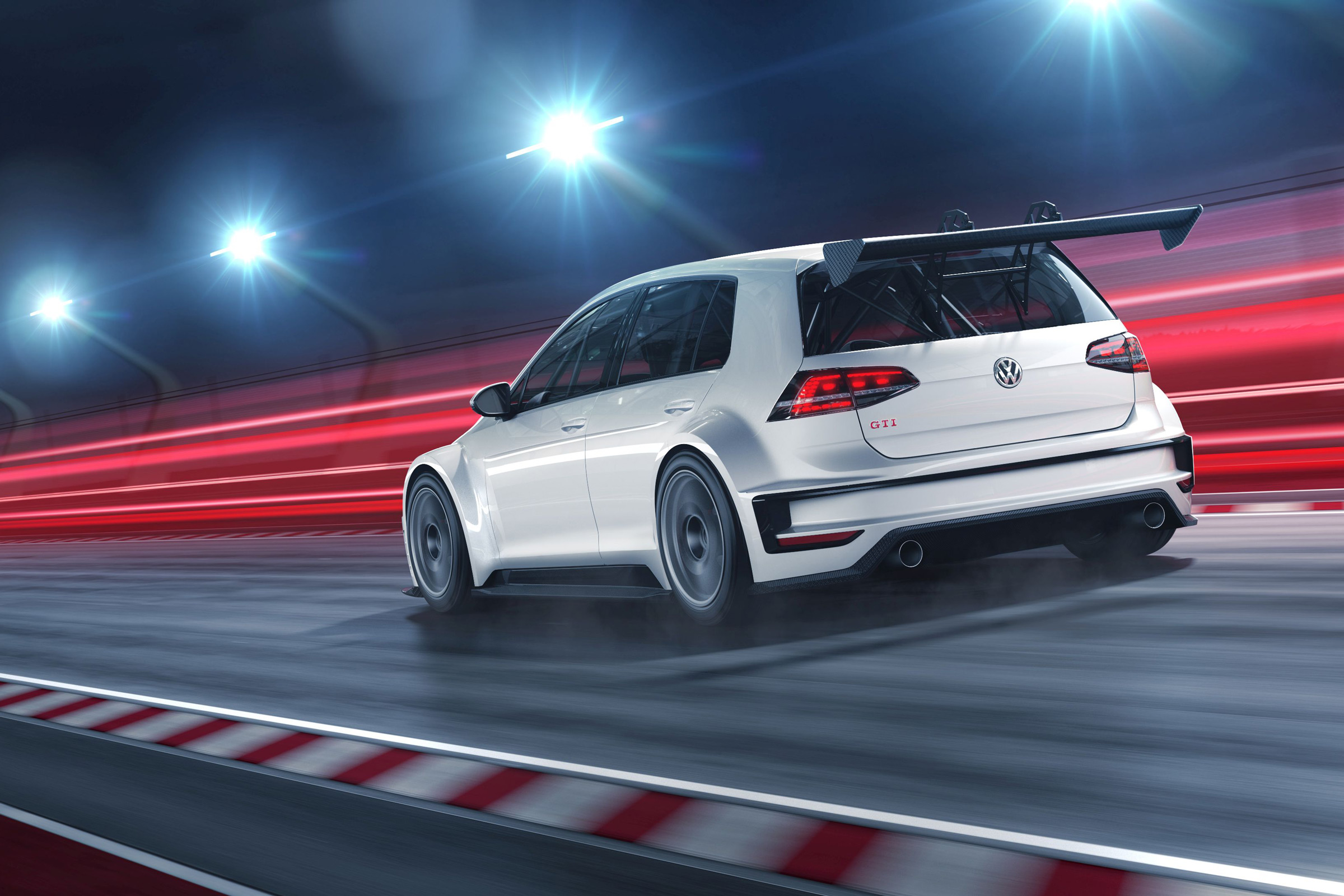 Volkswagen Golf GTI TCR rear tracking