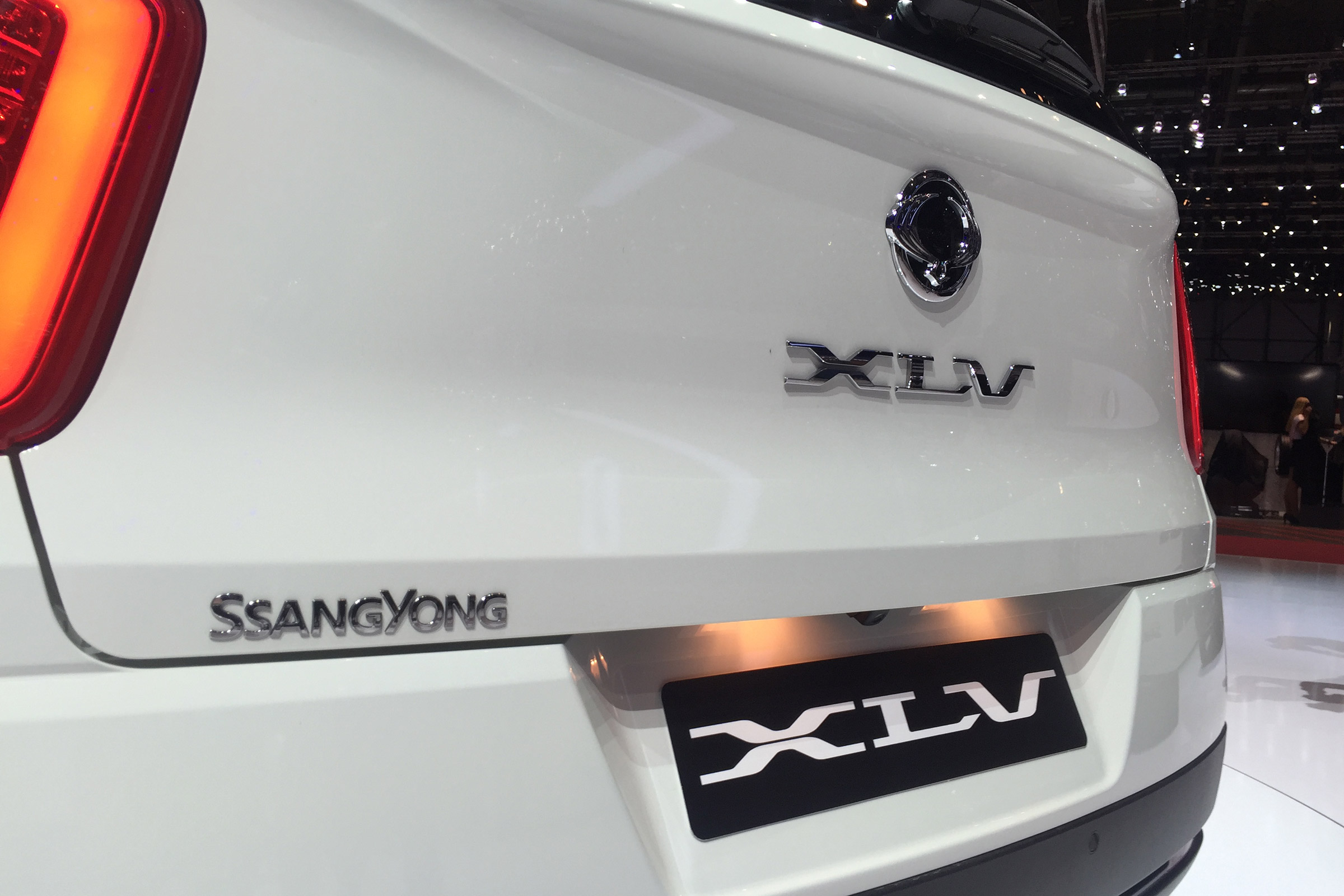 SsangYong Tivoli XLV - Geneva show badge detail