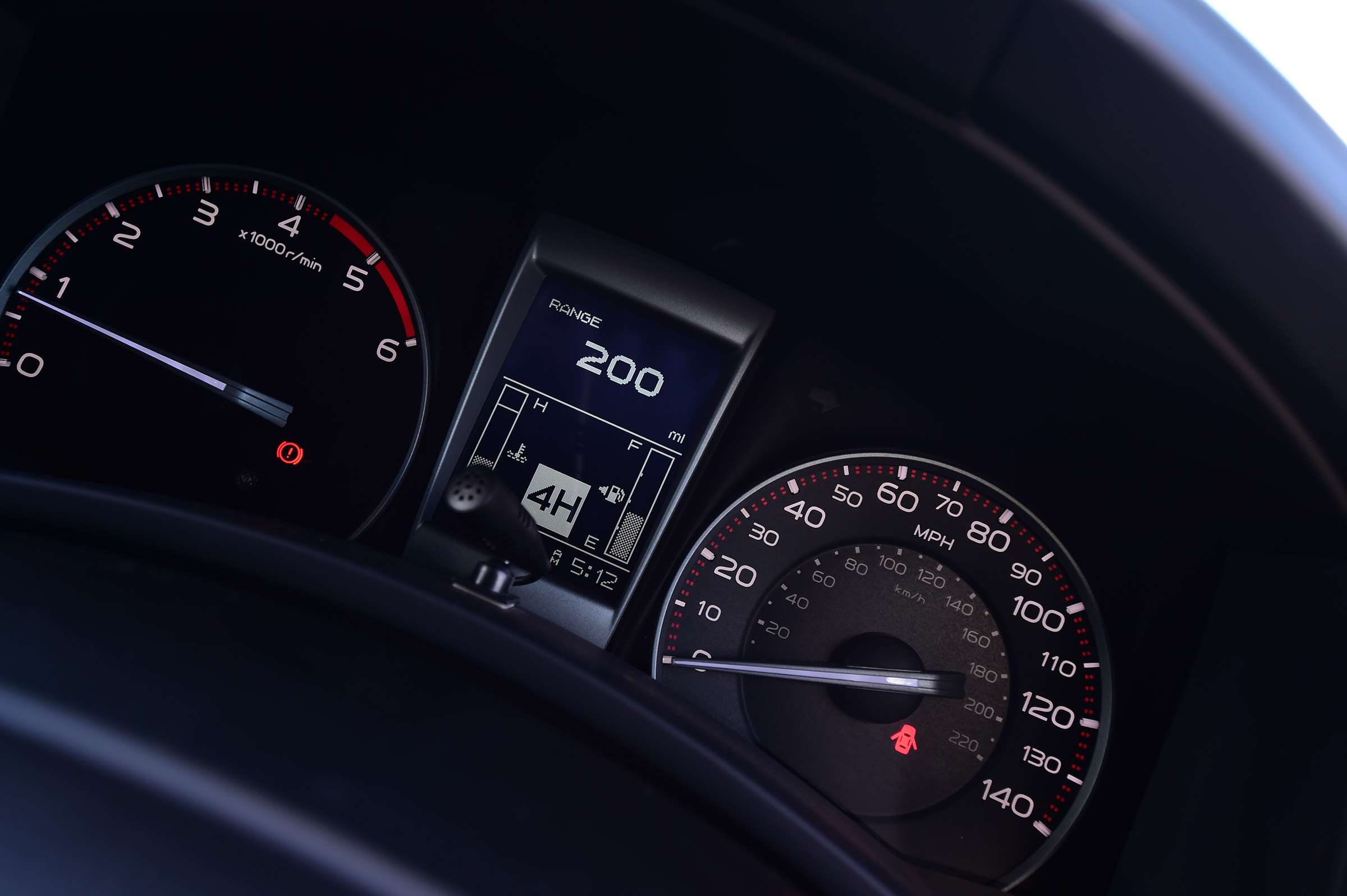 Isuzu D-Max - dials