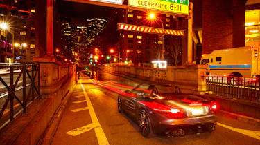 Jaguar F-Type SVR Tunnel Run - rear three quarter