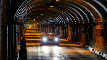 Jaguar F-Type SVR Tunnel Run - front