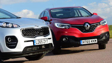 Kia Sportage vs Renault Kadjar - front details