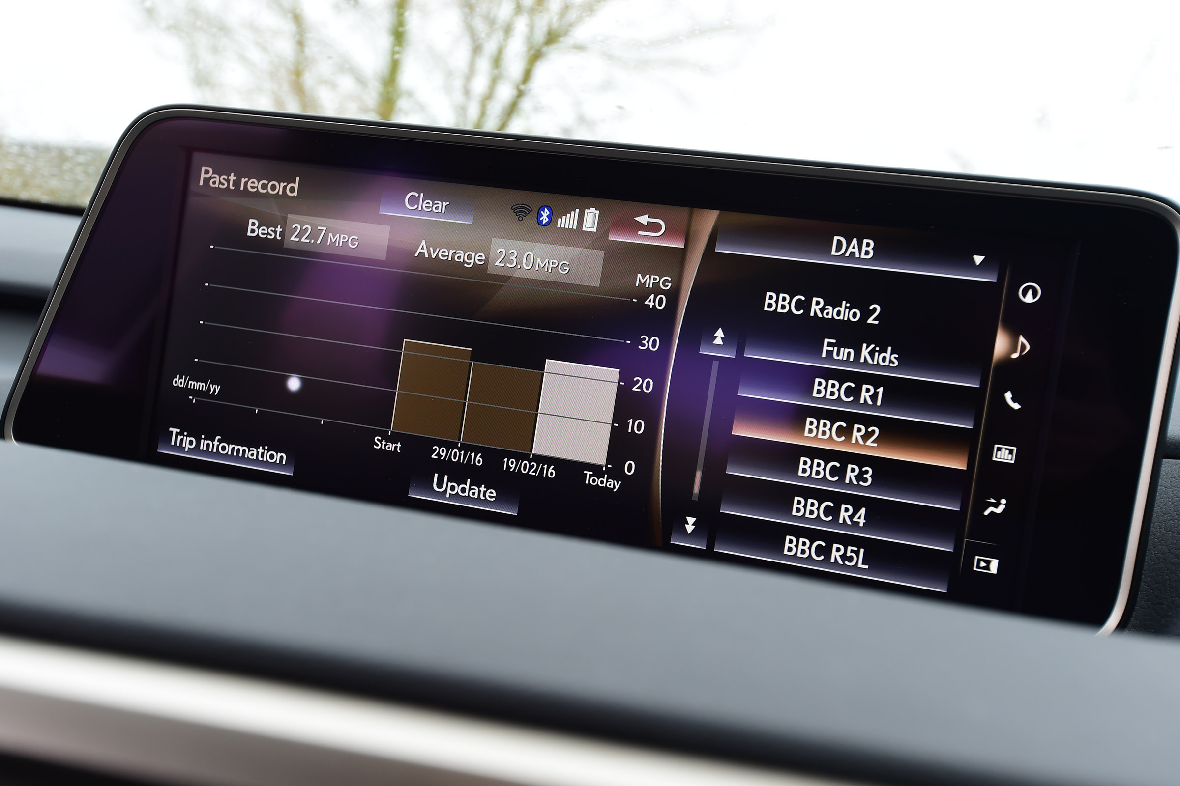 Lexus RX 200t - infotainment