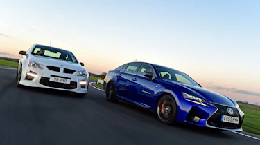 Lexus GS F vs Vauxhall VXR8 GTS - header