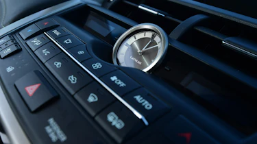 Lexus NX long-termer - clock