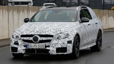 Mercedes-AMG E 63 2016 spy shots - estate front