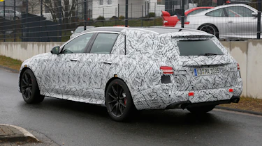 Mercedes-AMG E 63 2016 spy shots - estate rear