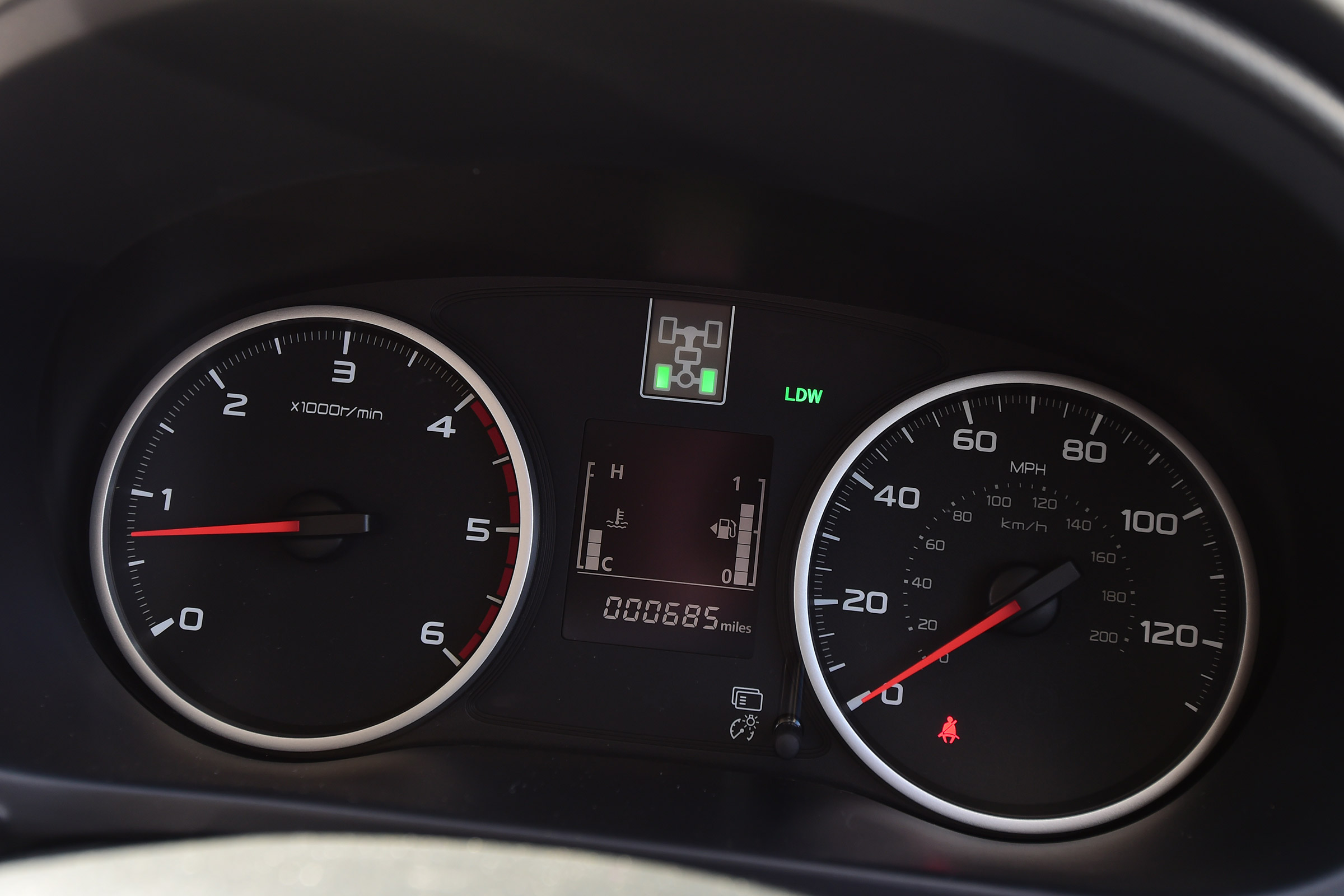 Mitsubishi L200 -dials