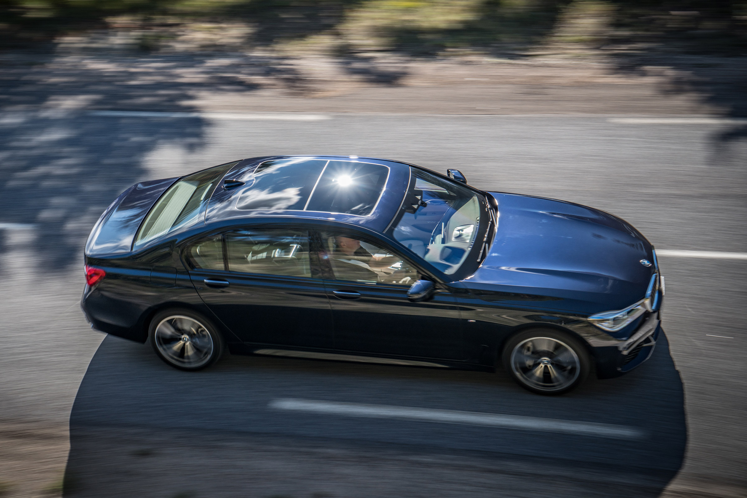 BMW 740Ld xDrive - above