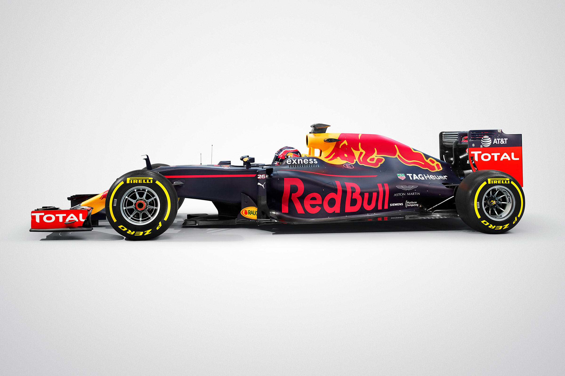 Red Bull F1 car - side