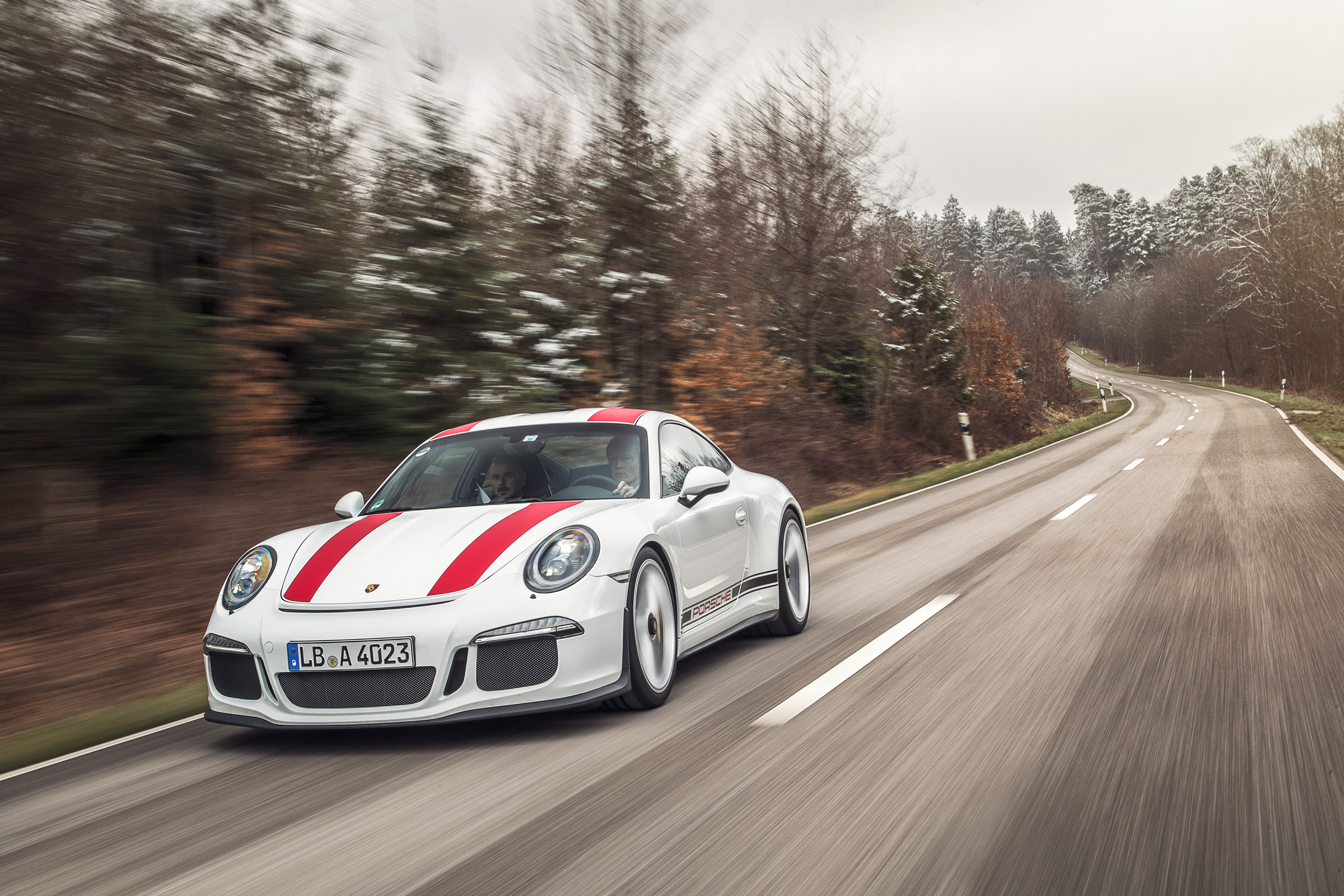 Porsche 911 R ride review - front tracking