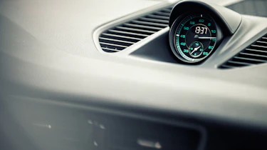 Porsche 911 R ride review - sport chrono clock