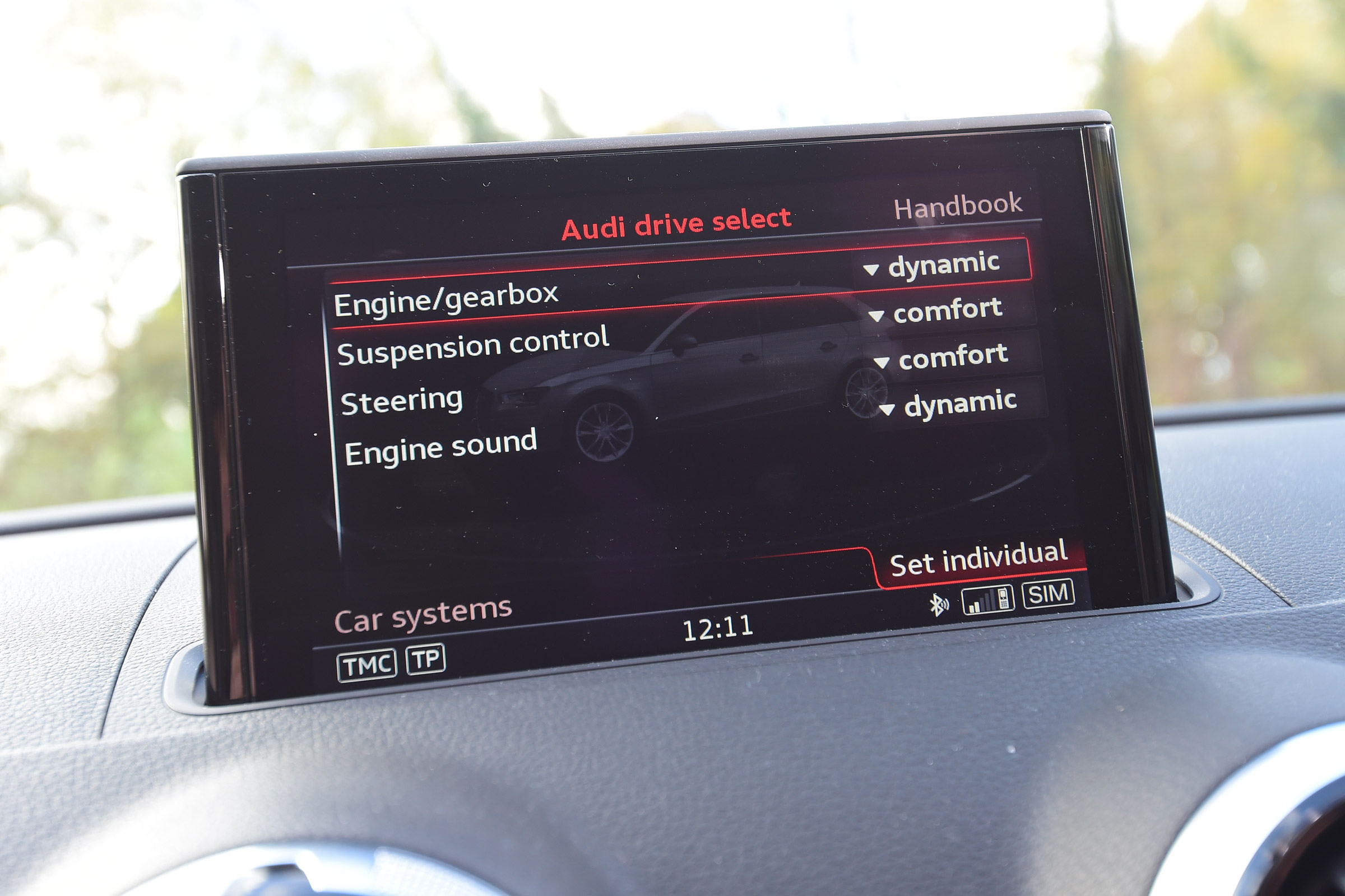 Audi RS3 - long-term - drive select