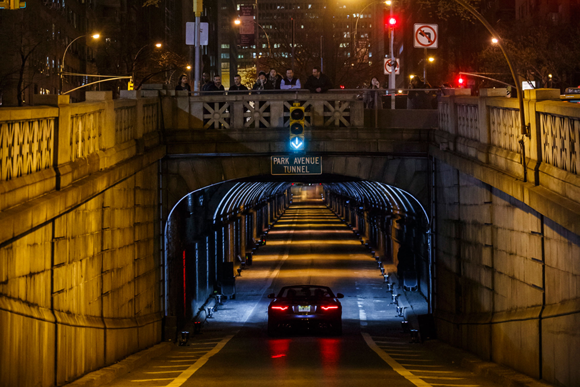 Jaguar F-Type SVR Tunnel Run - down tunnel