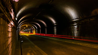 Jaguar F-Type SVR Tunnel Run - rear