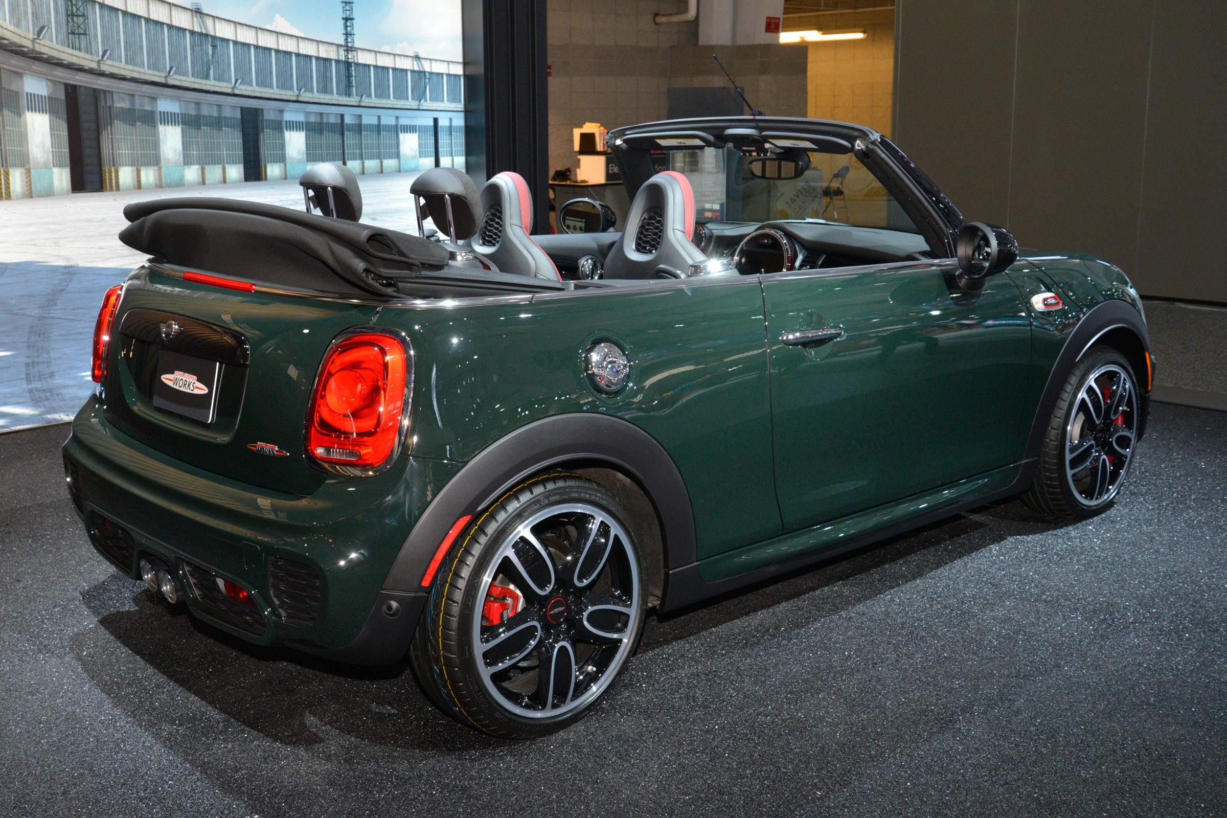 MINI John Cooper Works Convertible - New York rear quarter 2