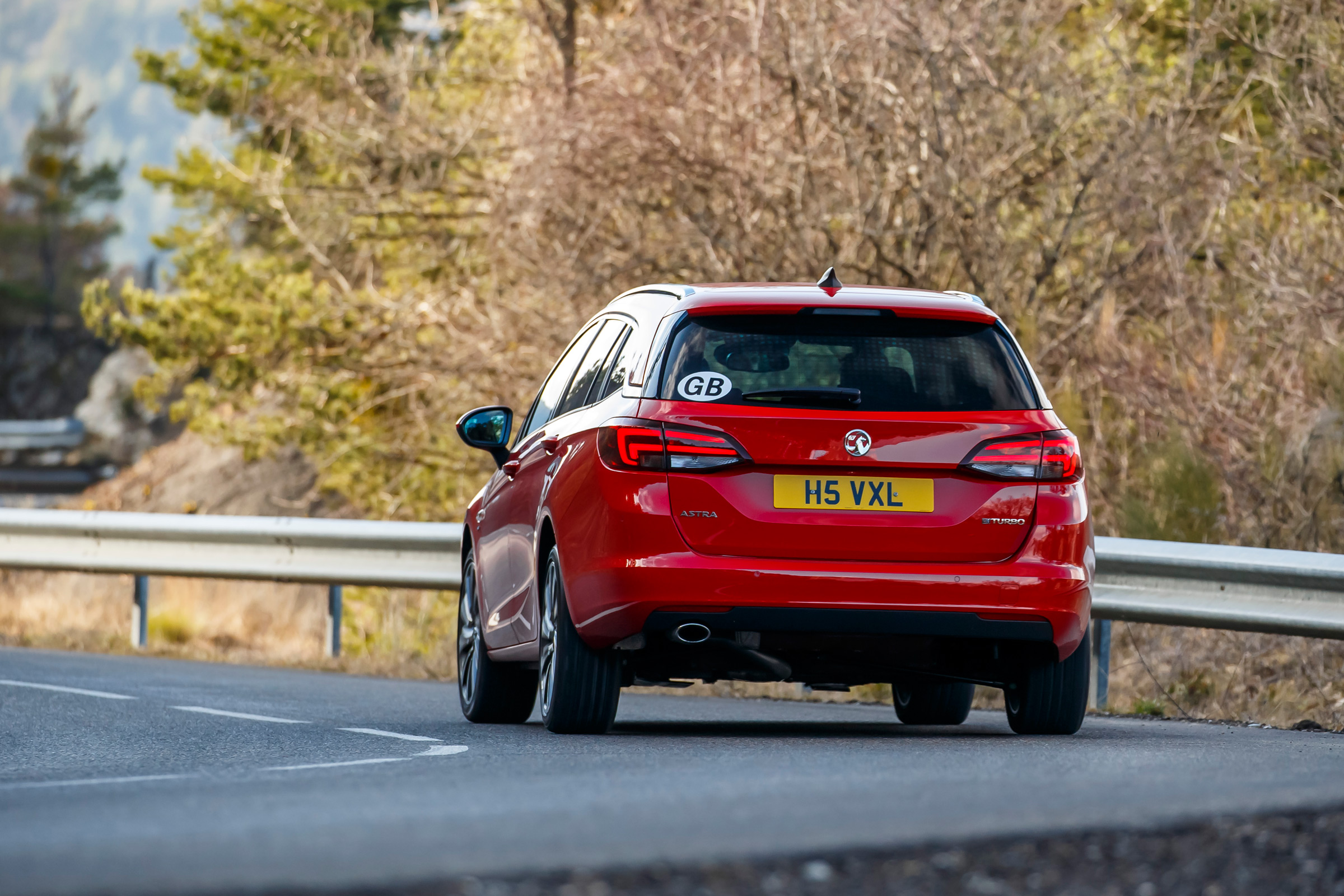 New Vauxhall Astra Sports Tourer - rear cornering