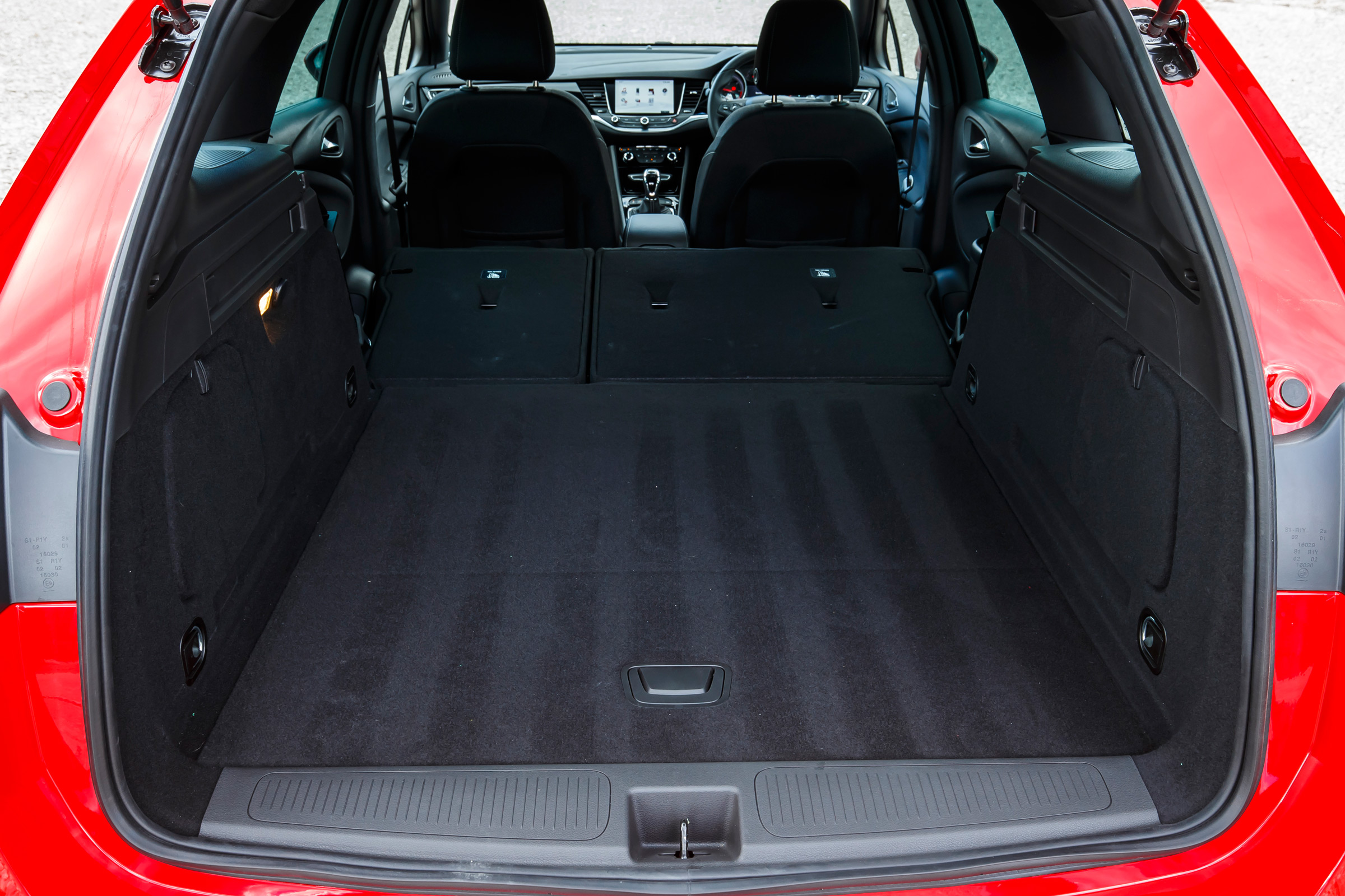 New Vauxhall Astra Sports Tourer - boot seats down