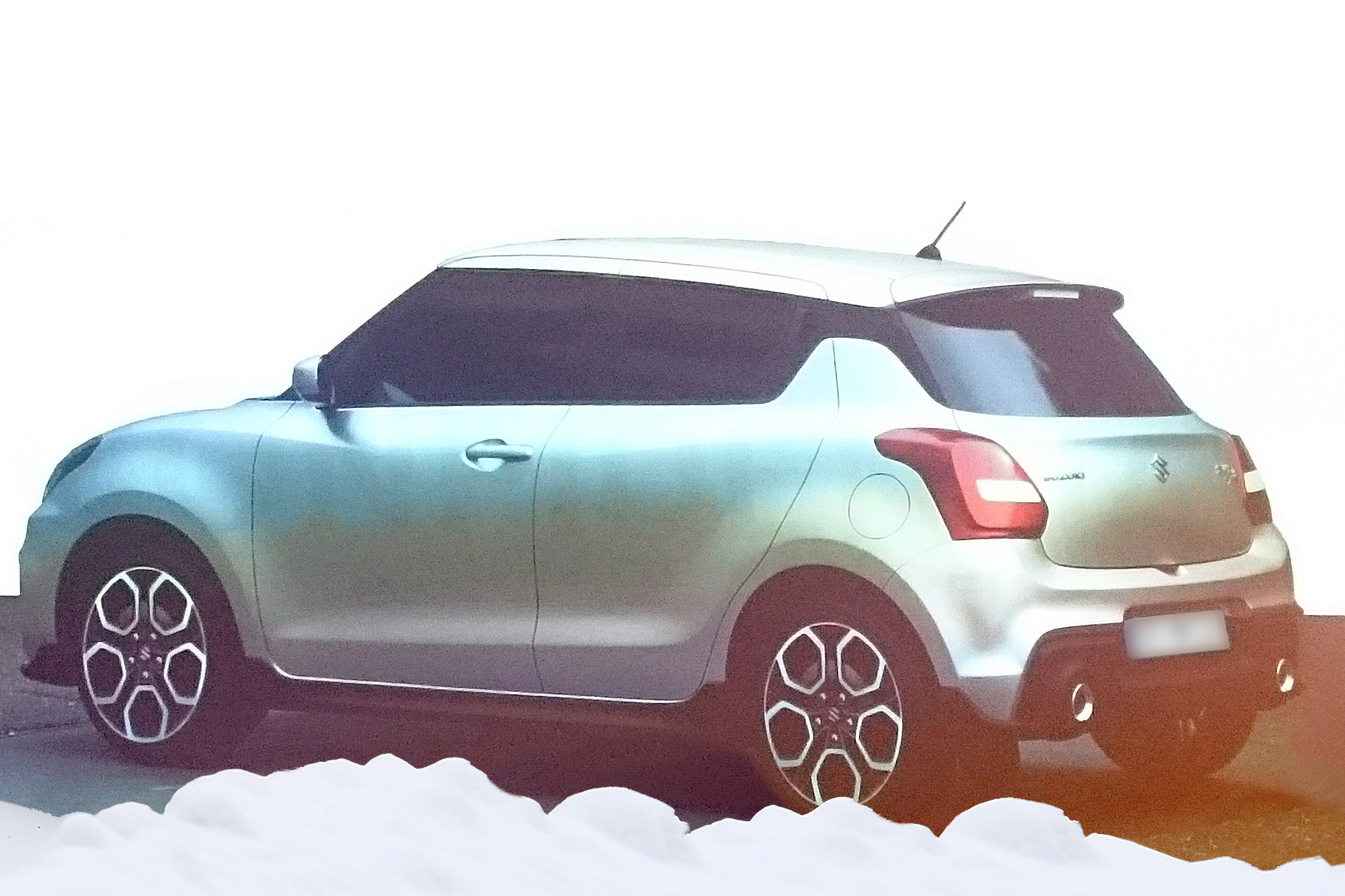 Suzuki Swift 2016 spied 2