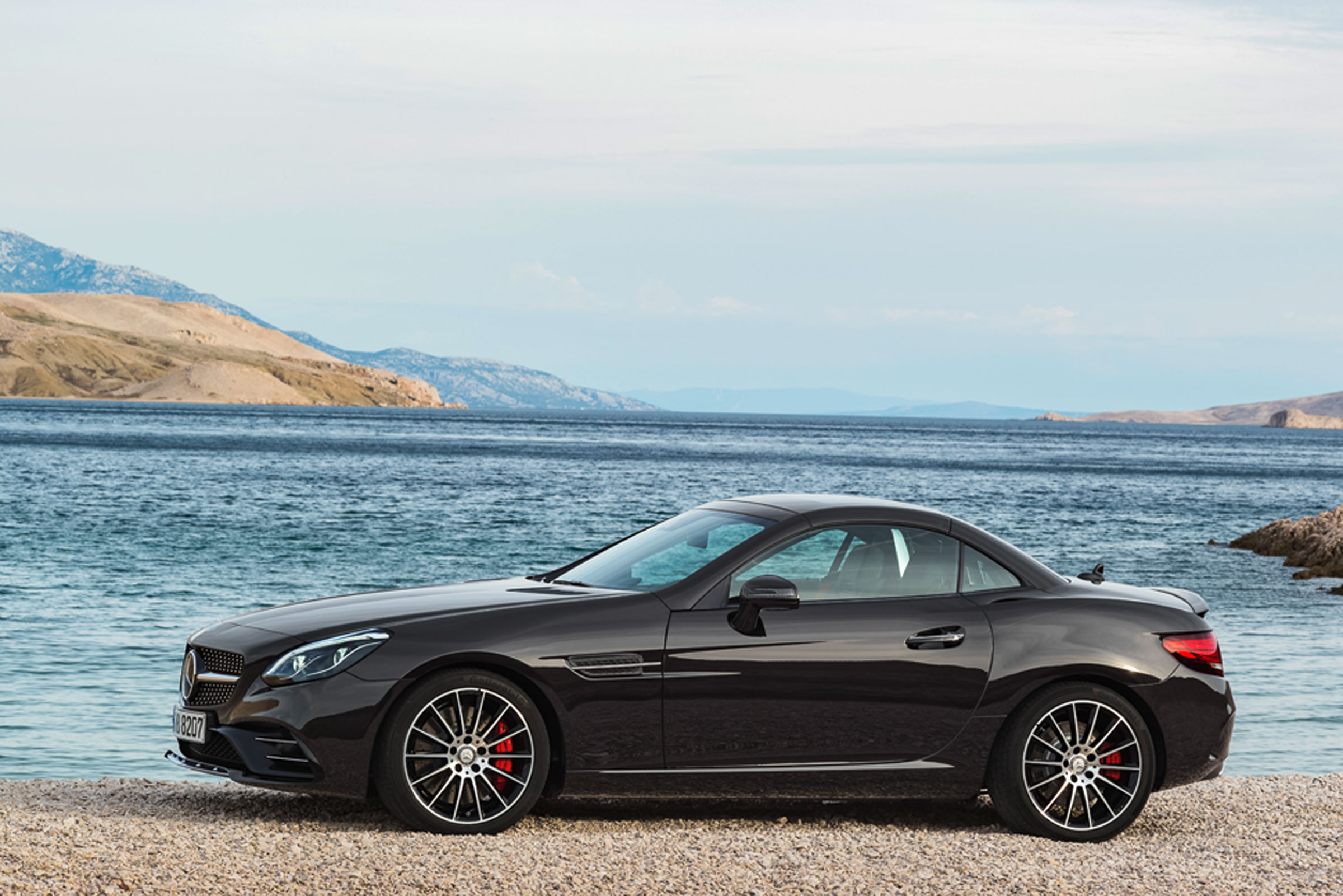 Mercedes-AMG SLC 43 side on